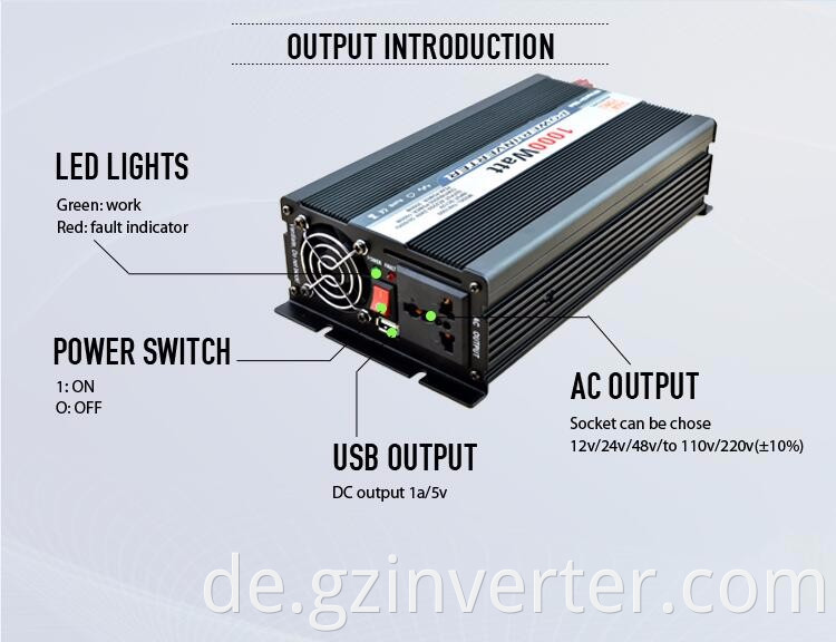 inversor 12v 220v